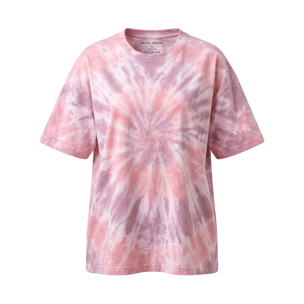Women's Oversized Lavender Boyfriend Fit Tee